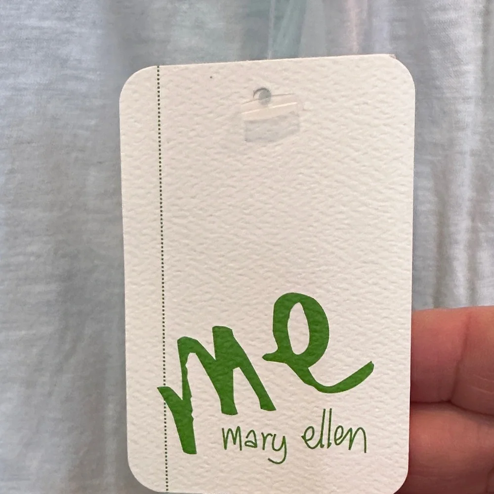 ME Mary Ellen White Long Sleeve Top XL - Picture 2 of 6